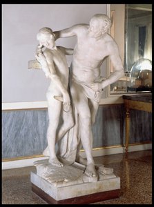 Daedalus en Icarus (marmer)